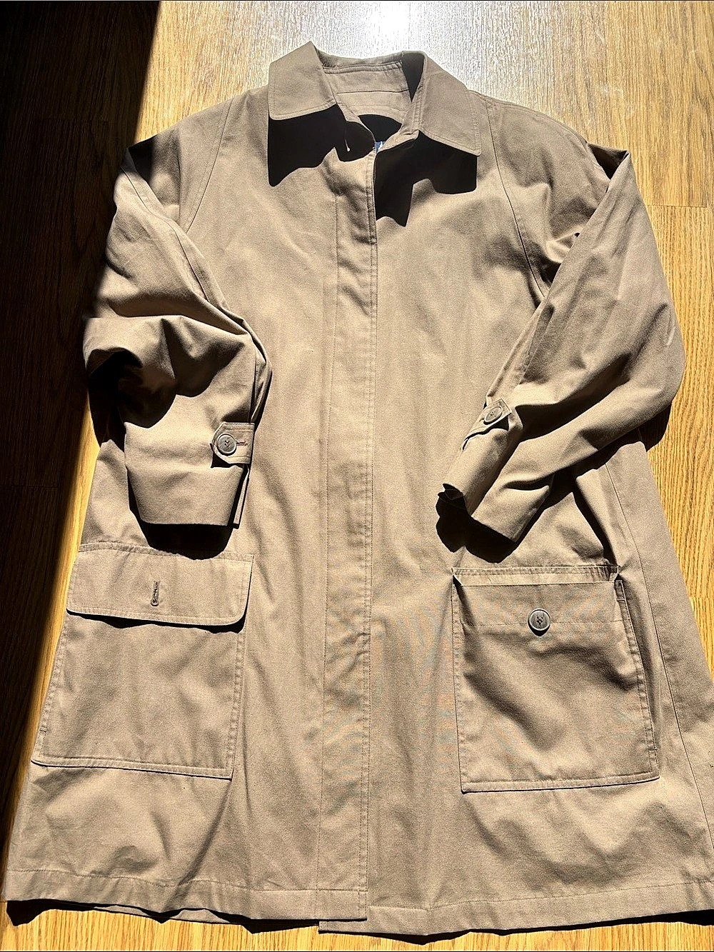 London Fog Limited Edition Women's Utility Coat in Brown Like New